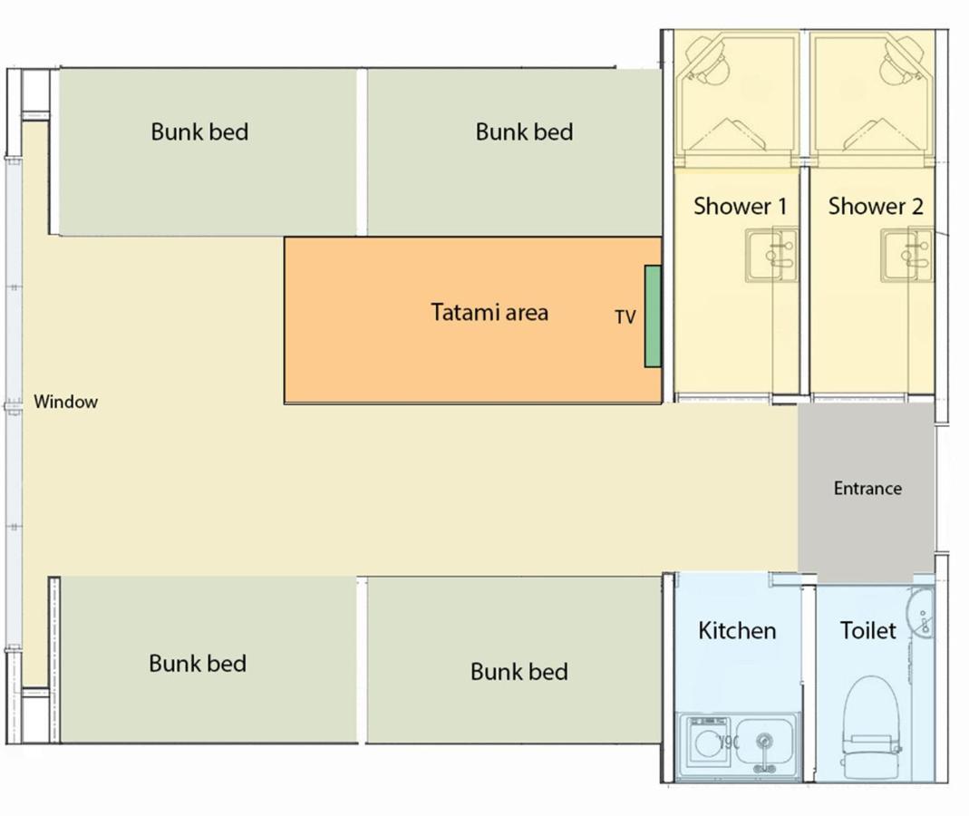 Ten Apartment Hotel Фукуока Экстерьер фото